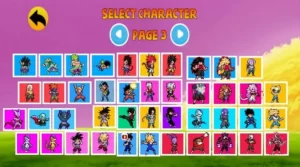 Power Warriors Mod APK V17.5 (Unlimited Money, All Characters Unlocked) 6